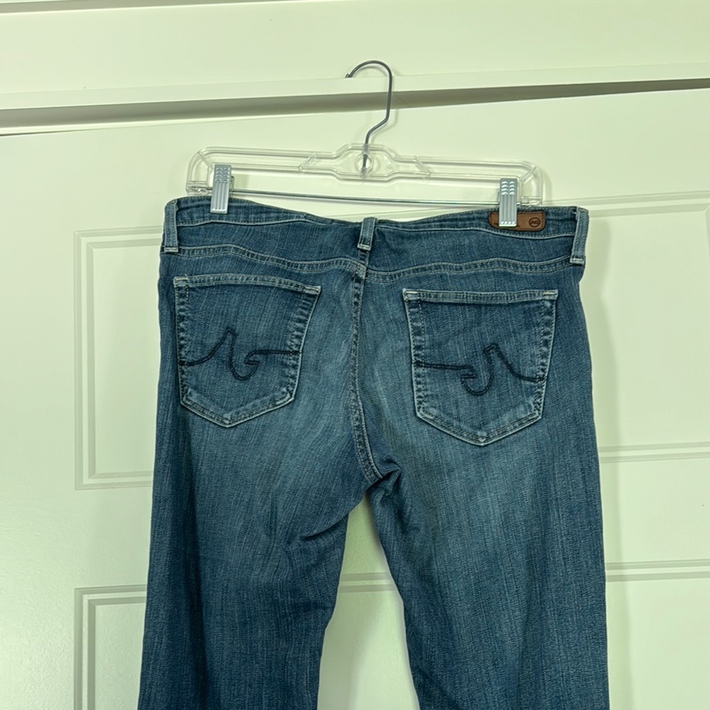 AG Adriano Goldschmied The Stilt Roll-Up Women's Blue Jeans 30R - Picture 2 of 9